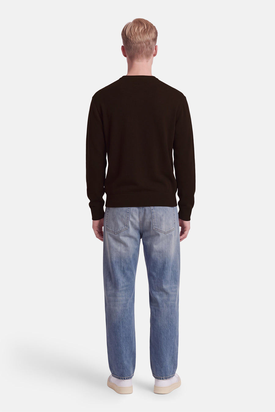 Pull col O - brun