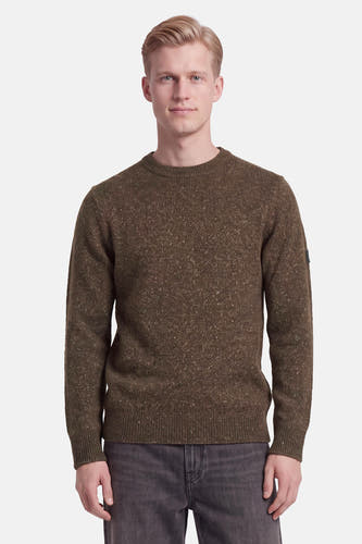 Pull col O - brun