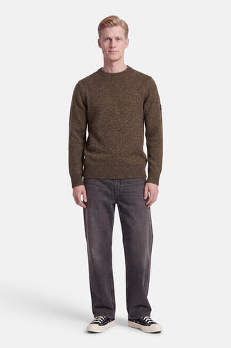 Pull col O - brun