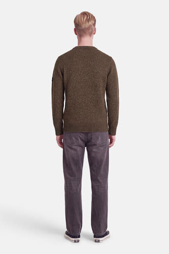 Pull col O - brun