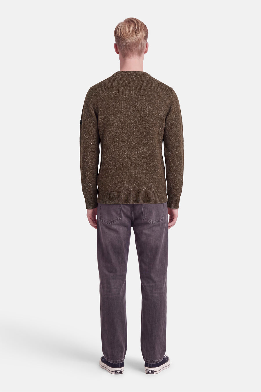 Pull col O - brun