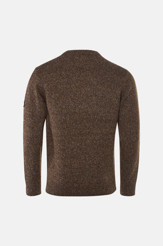 Pull col O - brun