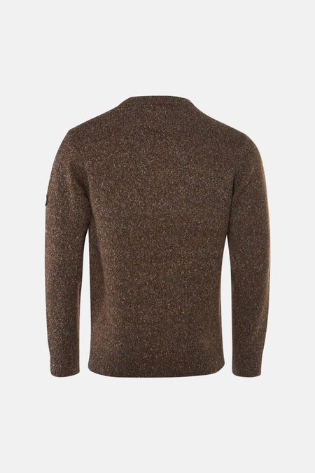Pull col O brun - INDIGOLD