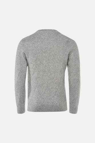 Pull col O - gris