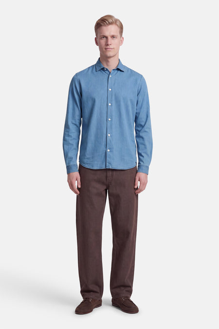 Chemise à manches longues - light blue denim