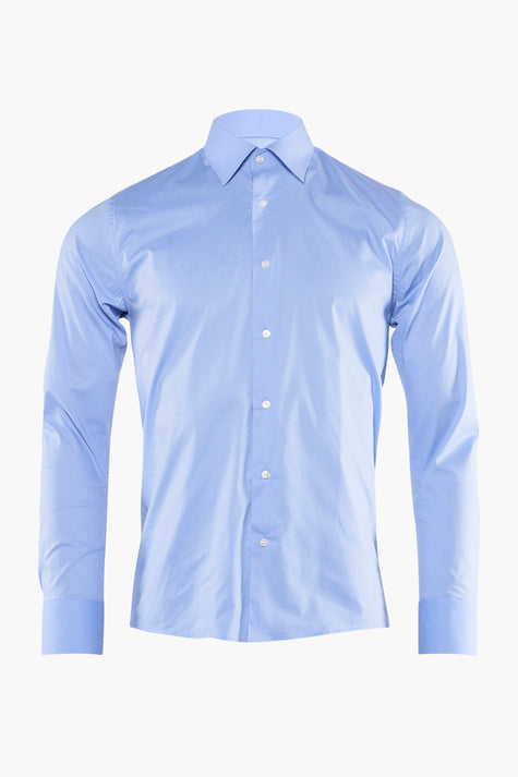 Chemise à manches longues - bleu