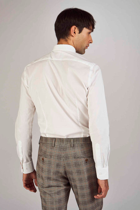 Chemise &agrave; manches longues - blanc