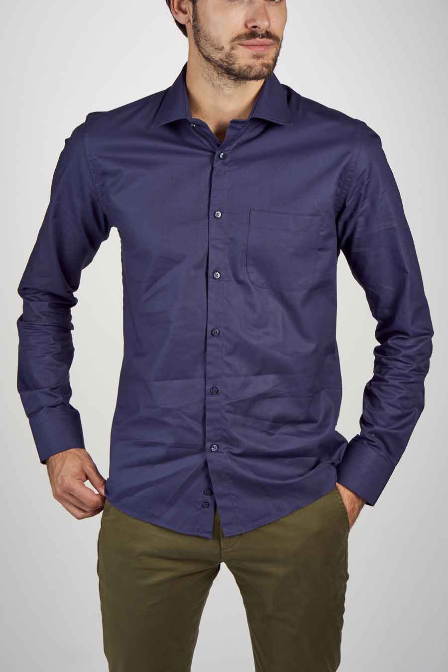 Chemise &agrave; manches longues - bleu - Le Fabuleux Marcel de Bruxelles