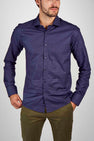 Chemise à manches longues - bleu