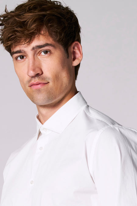 Chemise &agrave; manches longues - blanc