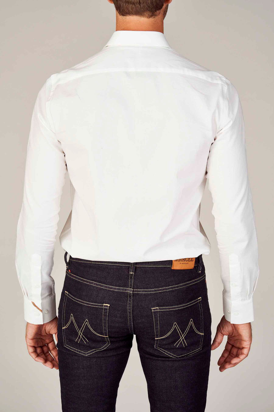 Chemise &agrave; manches longues - blanc - Le Fabuleux Marcel de Bruxelles