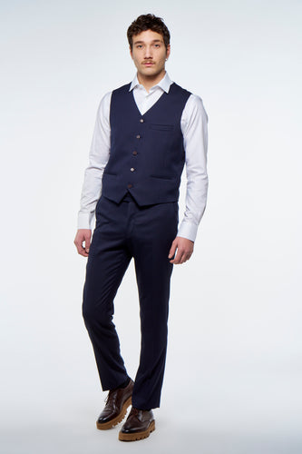 Pantalon costume - bleu