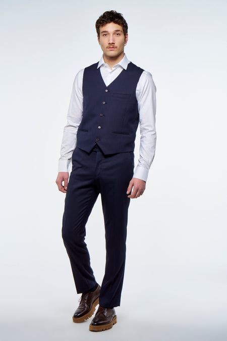 Pantalon de costume Bleu - Le Fabuleux Marcel de Bruxelles
