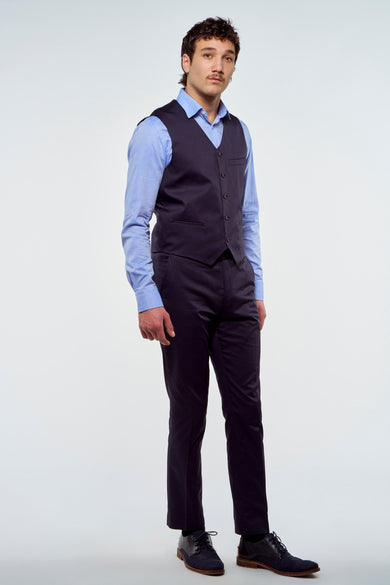 Pantalon costume - bleu