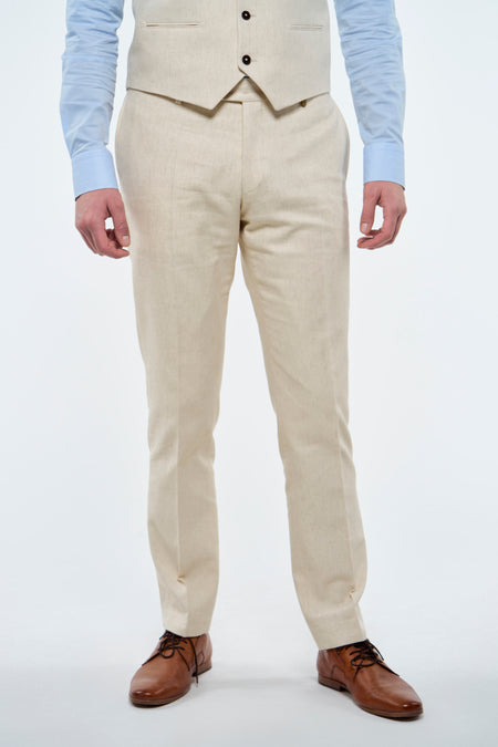 Pantalon costume - beige