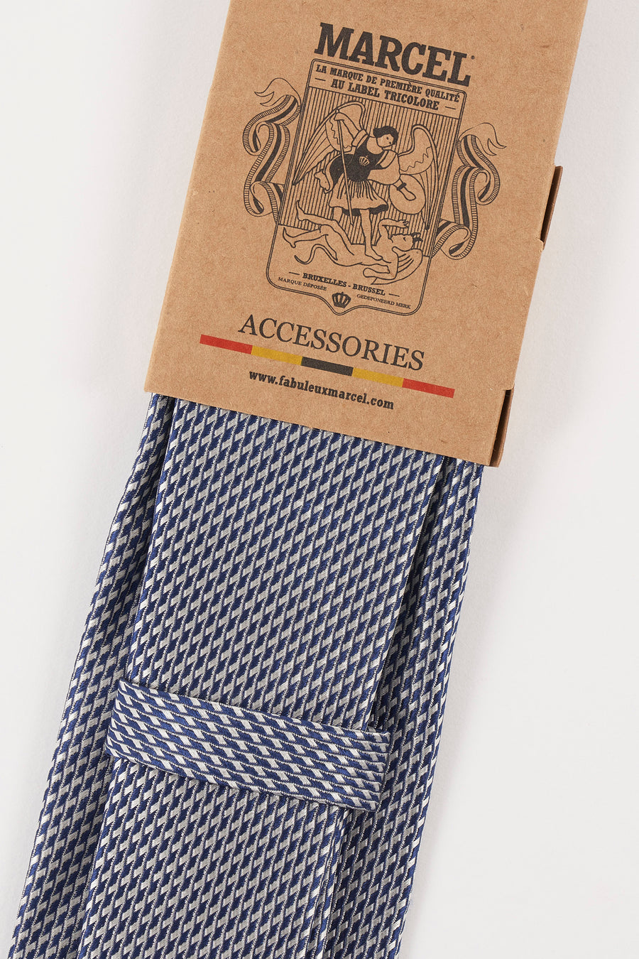 Cravatte - bleu - Le Fabuleux Marcel de Bruxelles