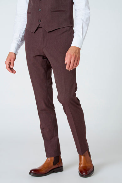 Pantalon de costume - brun