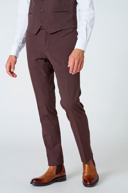 Pantalon de costume - brun