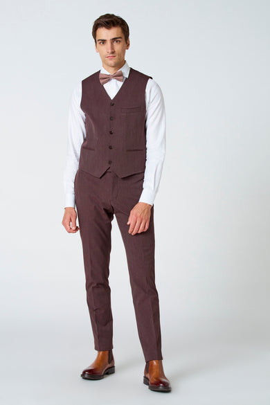 Pantalon de costume - brun