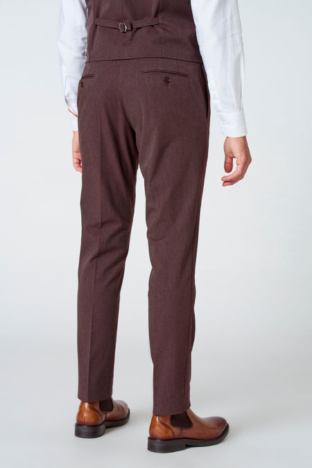 Pantalon de costume Brun - Le Fabuleux Marcel de Bruxelles