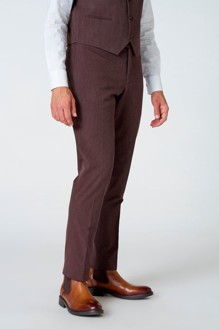 Pantalon de costume Brun - Le Fabuleux Marcel de Bruxelles