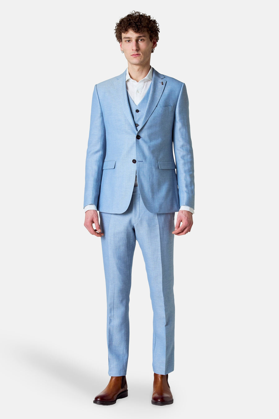 Pantalon de costume - bleu - Le Fabuleux Marcel de Bruxelles