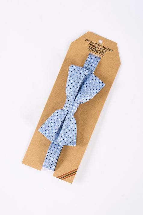 Noeud papillon bleu - Le Fabuleux Marcel de Bruxelles