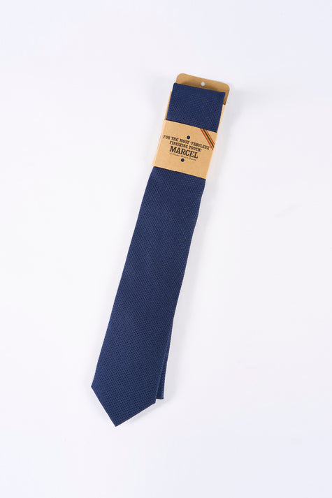 Cravate bleu - Le Fabuleux Marcel de Bruxelles