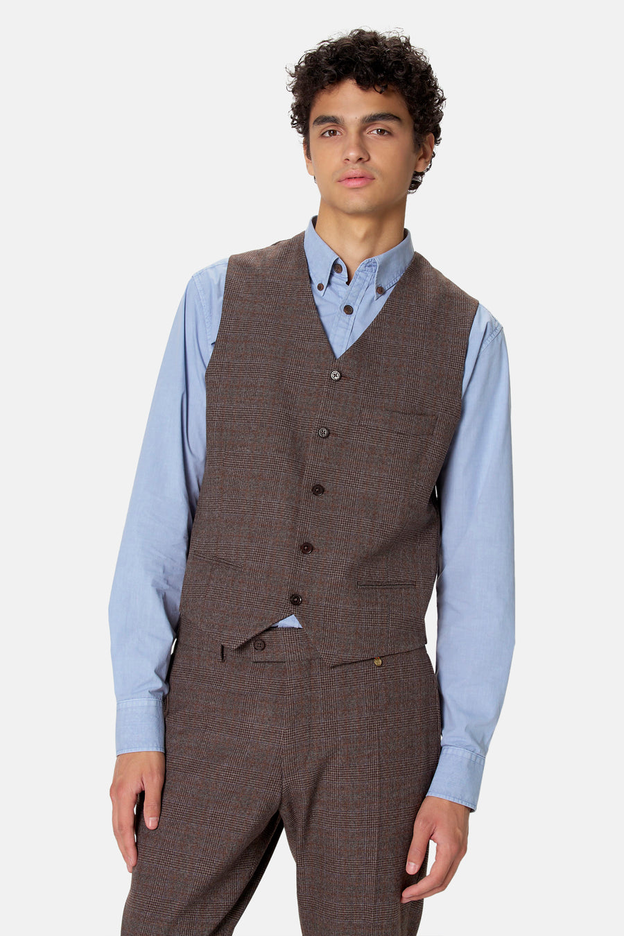 Gilet brun - Le Fabuleux Marcel de Bruxelles