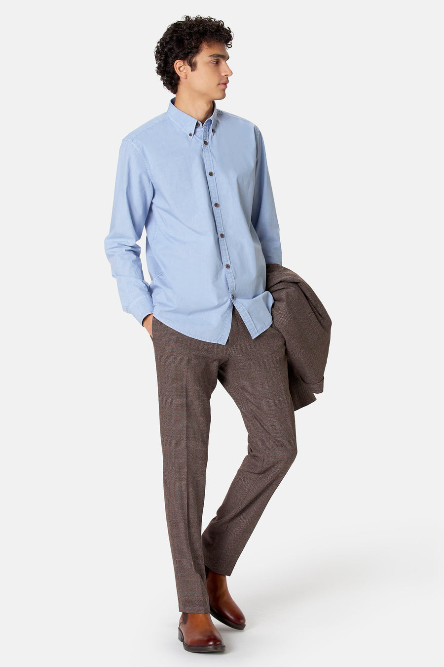 Pantalon de costume brun - Le Fabuleux Marcel de Bruxelles
