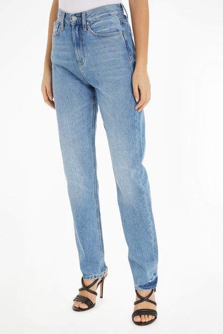 Jeans straight Light blue denim - Calvin Klein