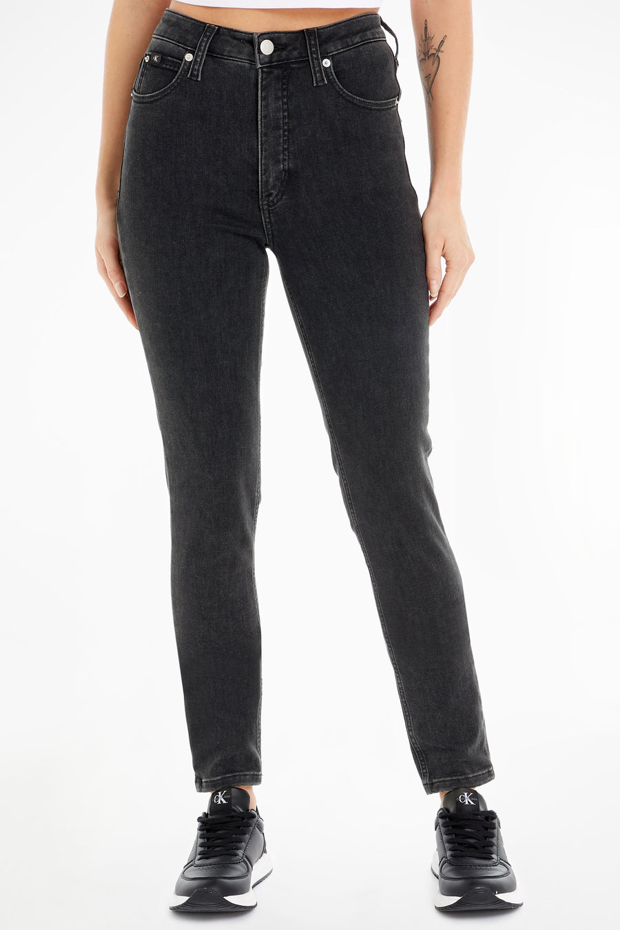 HR SKINNY CK - dark grey denim - Calvin Klein - 1