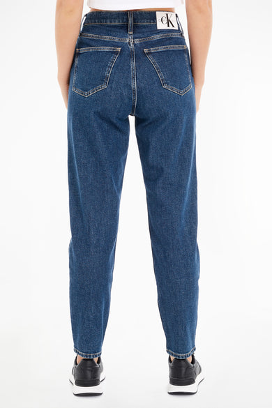 MOM CK - mid blue denim