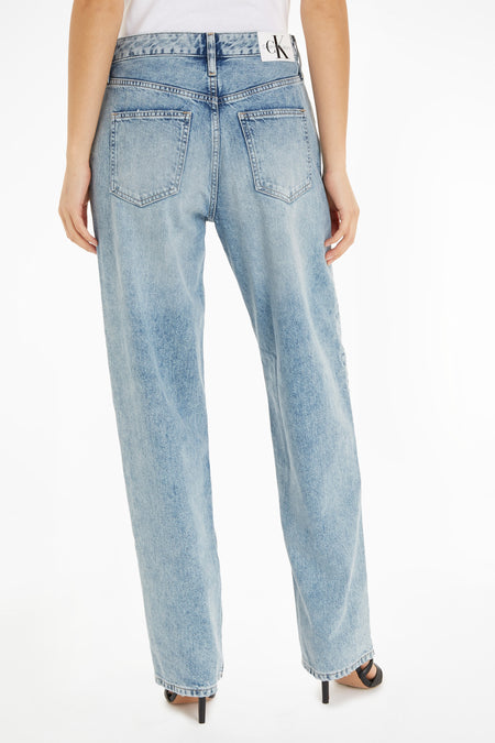 Jeans straight Light blue denim - Calvin Klein