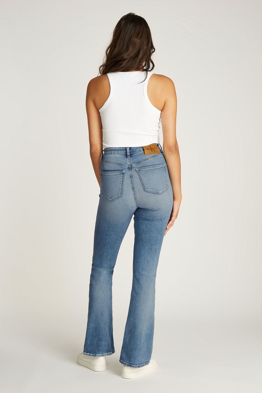 SKINNY BOOTCUT - light blue denim - Calvin Klein