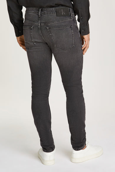SLIM TAPER - dark grey denim