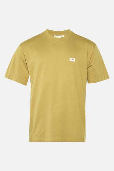 T-shirt vert de mantes courtes Calvin Calvin Klein Jeans, un petit petit logo CK sur la..