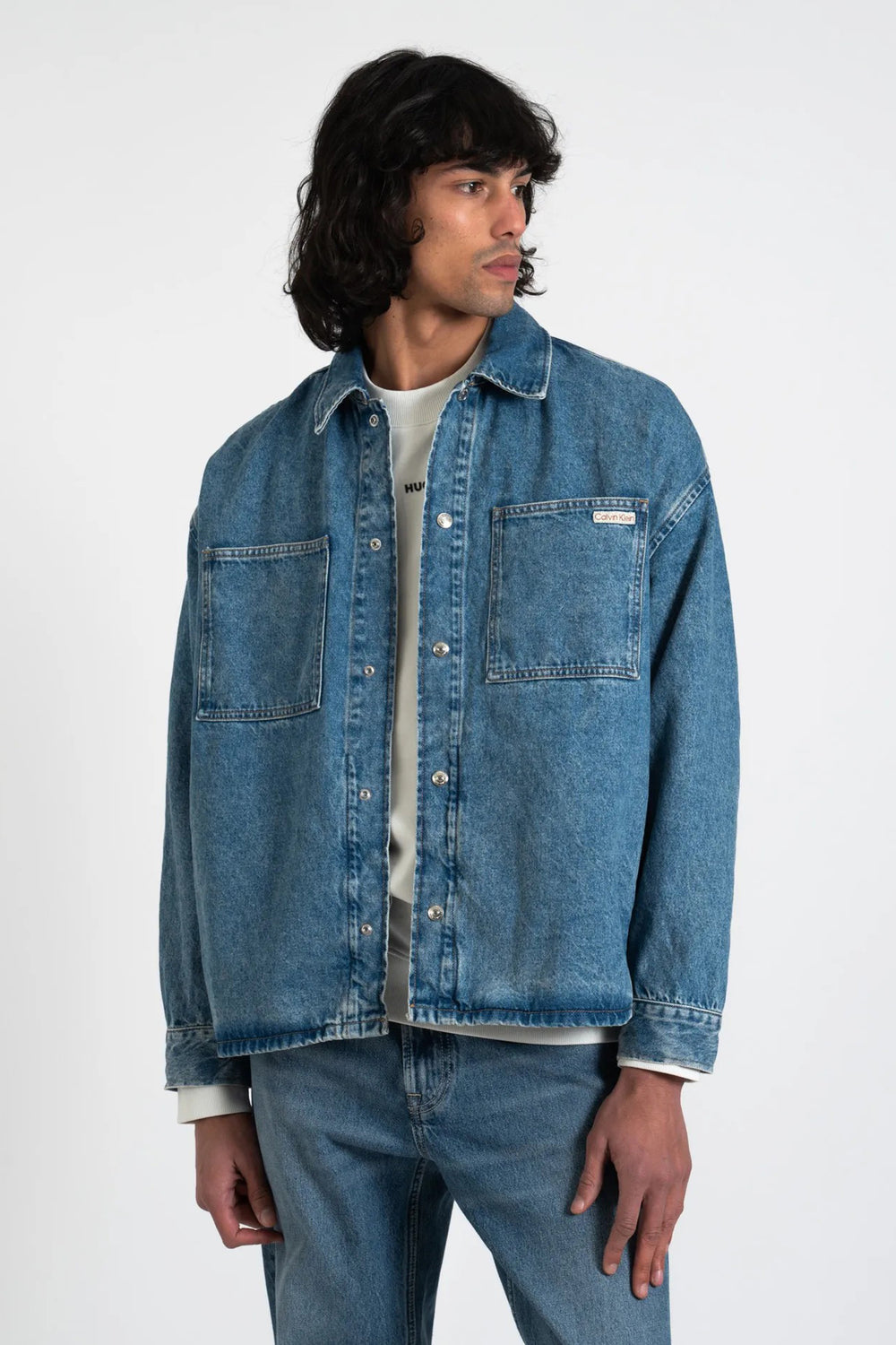 Chemise en jean Mid blue denim - Calvin Klein