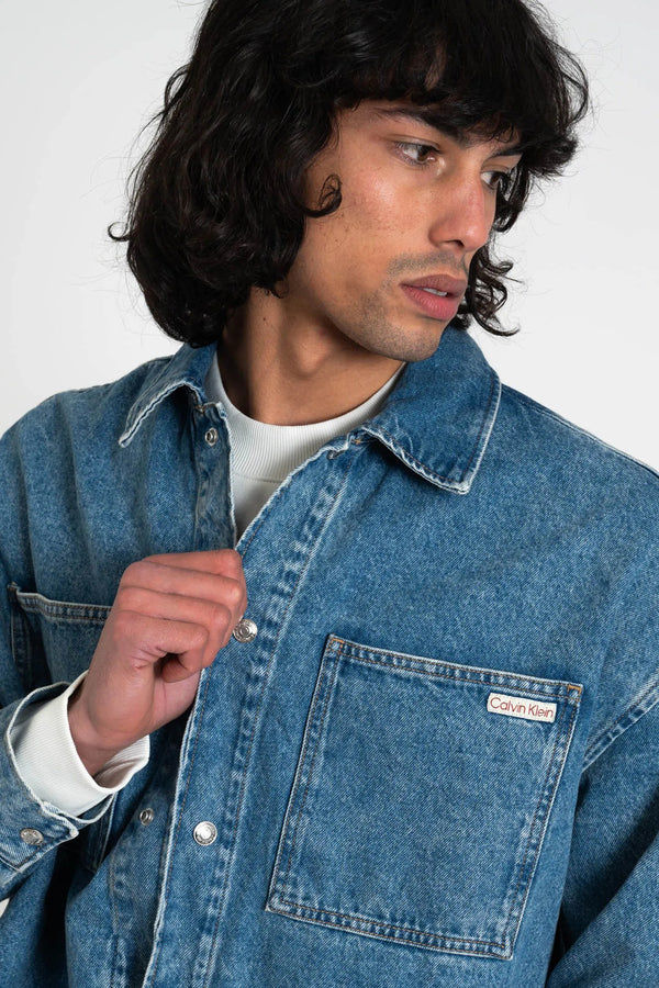 Chemise en jean Mid blue denim - Calvin Klein