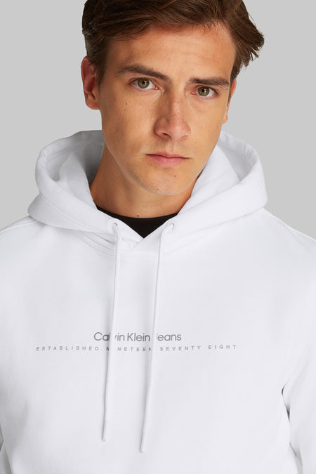 Sweat à capuche Blanc - Calvin Klein
