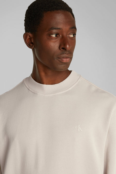 Sweat col O Beige - Calvin Klein