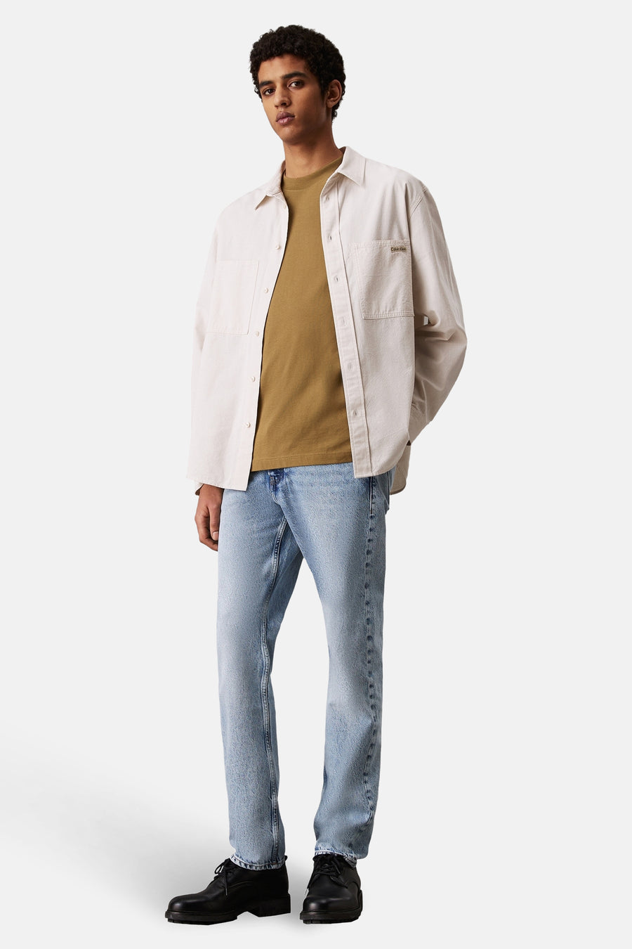 Jeans straight light blue denim - Calvin Klein - Calvin Klein