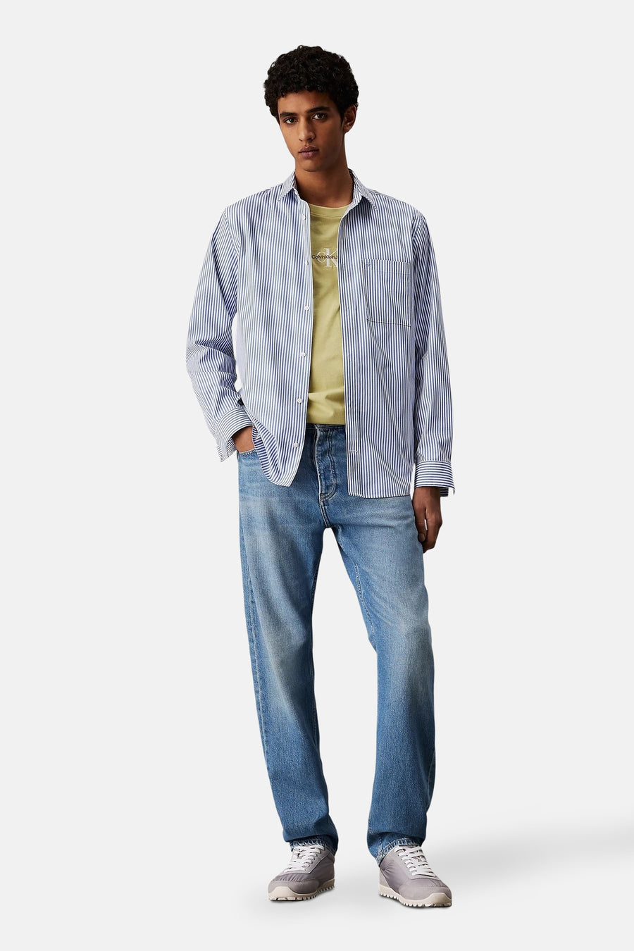 Jeans straight mid blue denim - Calvin Klein - Calvin Klein