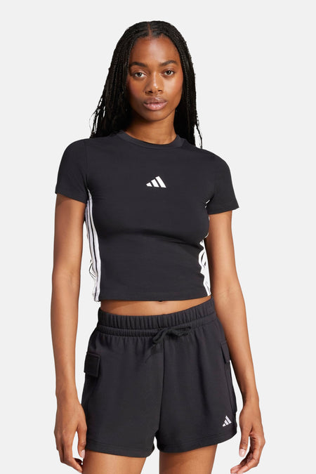 Top uni manche courte noir - ADIDAS