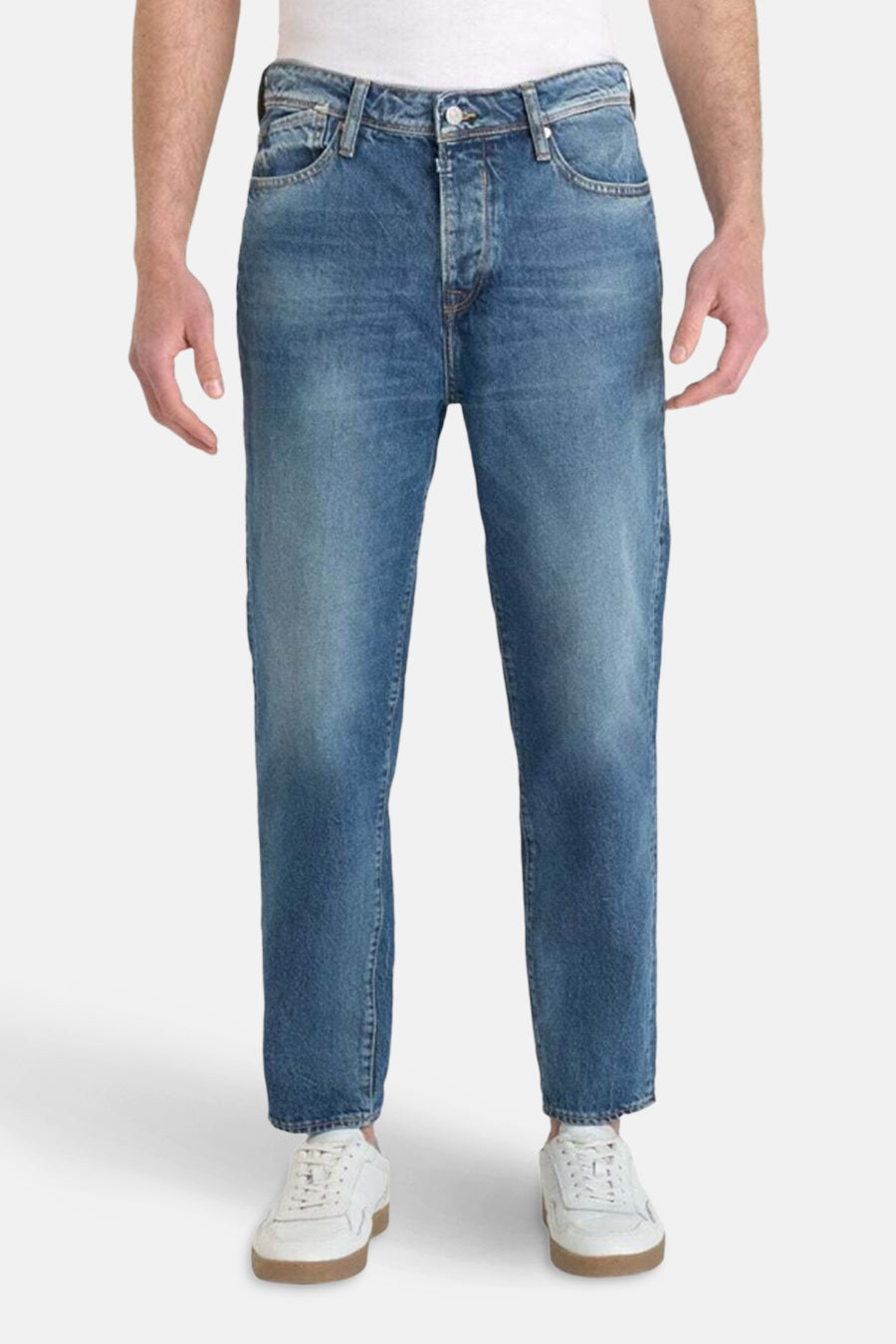 Jeans wide dark blue denim - LE TEMPS DES CERISES
