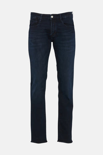 Jeans straight blue black denim - LE TEMPS DES CERISES