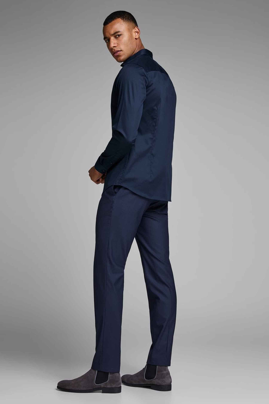 Chemise &agrave; manches longues - bleu - PREMIUM by JACK & JONES