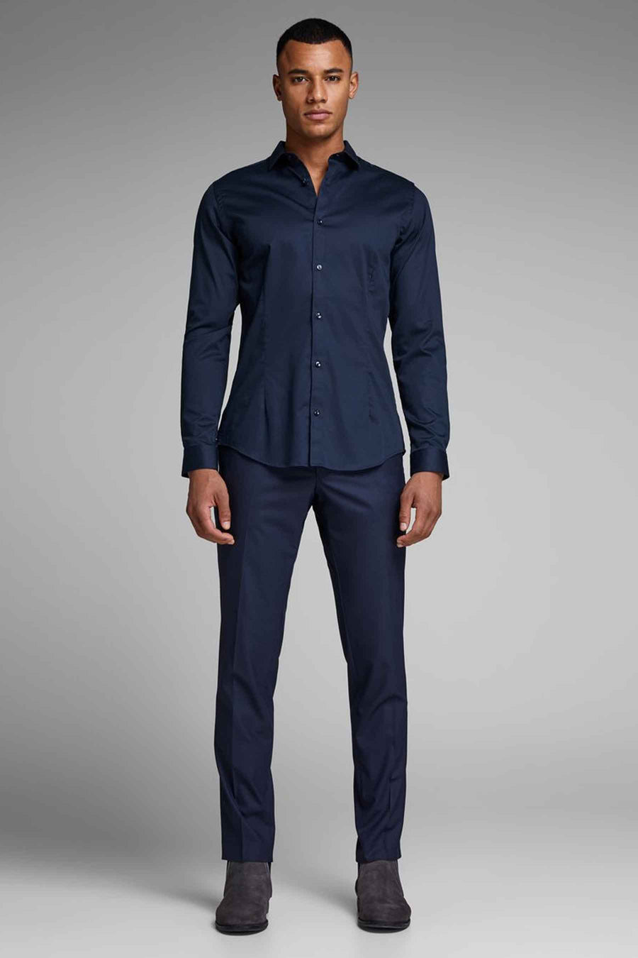 Chemise &agrave; manches longues - bleu - PREMIUM by JACK & JONES