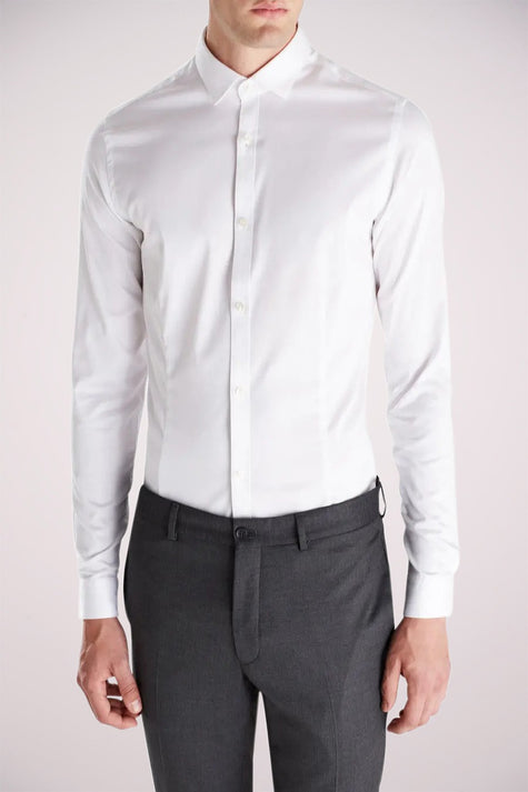 Chemise (manches longues) Blanc - PREMIUM by JACK & JONES