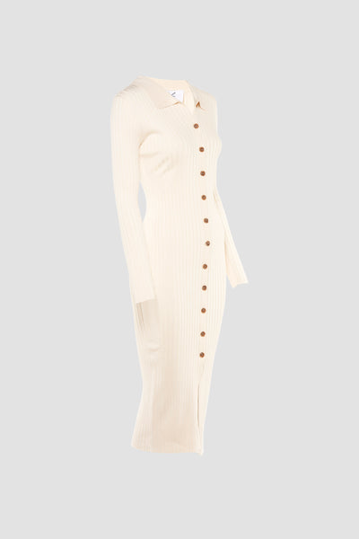 Robes manches longues Beige - MILLENIUM